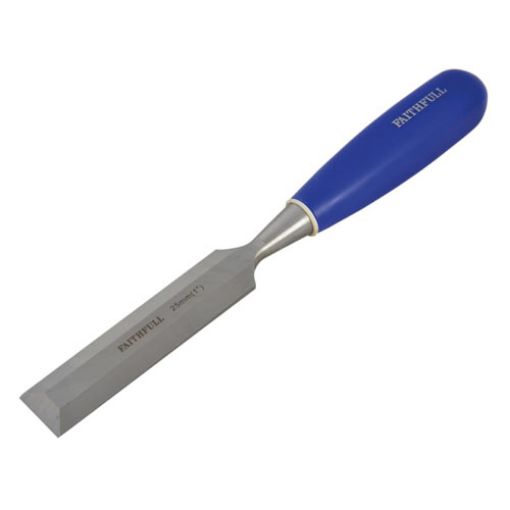 Picture of Faithfull Bevel Edge Chisel Blue Grip 25mm