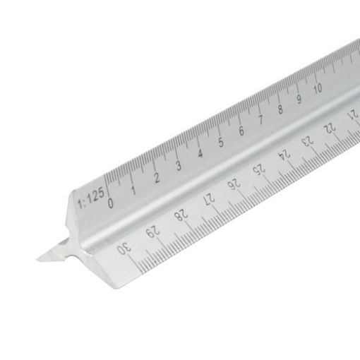 Picture of Faithfull Aluminium Triangle Scale Rule 300mm