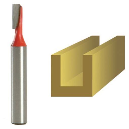 Picture of Faithfull Router Bit TCT Single Flute 4.0 x 11mm 1/4in Shank