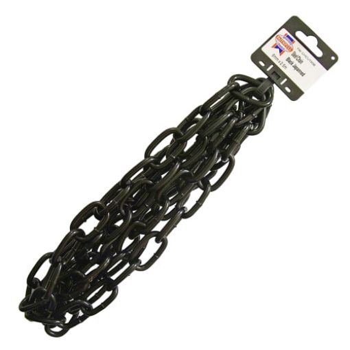 Picture of Black Japanned Chain 6.0mm x 2.5Mtr - Max. Load 250KG