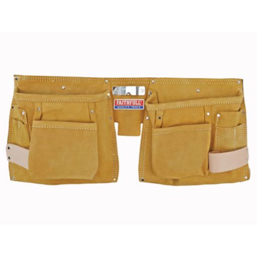 Picture of Faithfull Double Tool And Nail Pouch