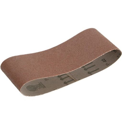 Picture of Faithfull Cloth Sanding Belt 533 x 75mm Fine 120G (Pack of 3)