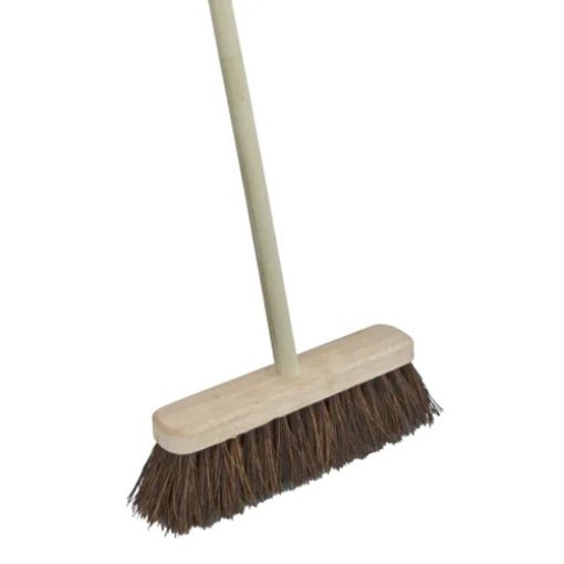 Picture of Stiff Bassine Broom 300mm (12in) With Handle