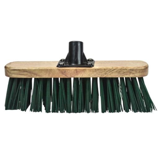 Picture of Stiff PVC Broom Head Green 300mm