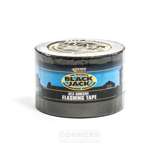 Picture of Everbuild Black Jack Flashing Trade Tape, Lead Look, 100mm x 10Mtr