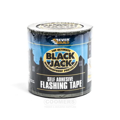 Picture of Everbuild Black Jack Flashing Trade Tape, Lead Look, 150mm x 10Mtr