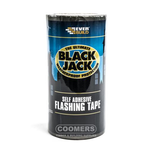 Picture of Everbuild Black Jack Flashing Trade Tape, Lead Look, 300mm x 10Mtr