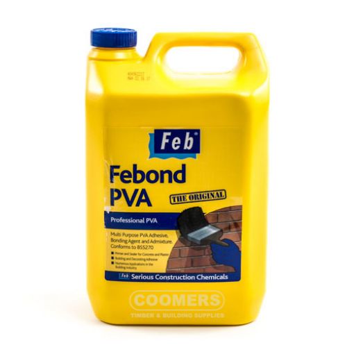 Picture of Feb Febond Professional PVA, White, 5 Litre