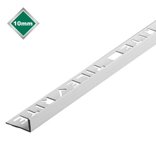 Picture of PVC L Shape Tile Trim 2.44M x 10mm White