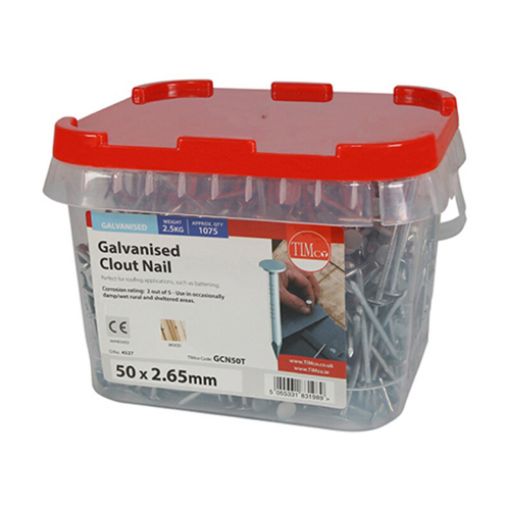 Picture of Clout Nail Galvanised 50 x 2.65mm - 2.5KG