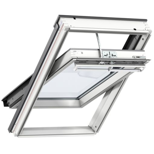 Picture of Velux Integra 550x1180mm Electric White Painted Centre-Pivot Roof Window