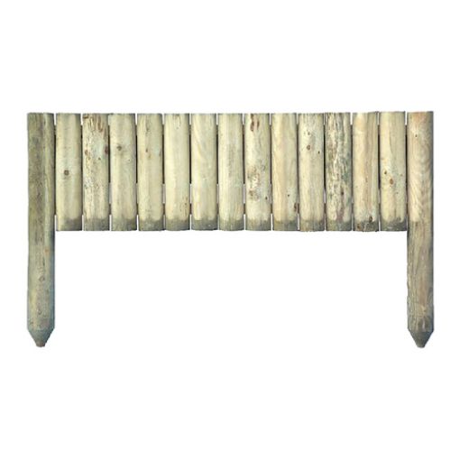 Picture of Grange Green Log Edging Board 1Mtr x 150mm