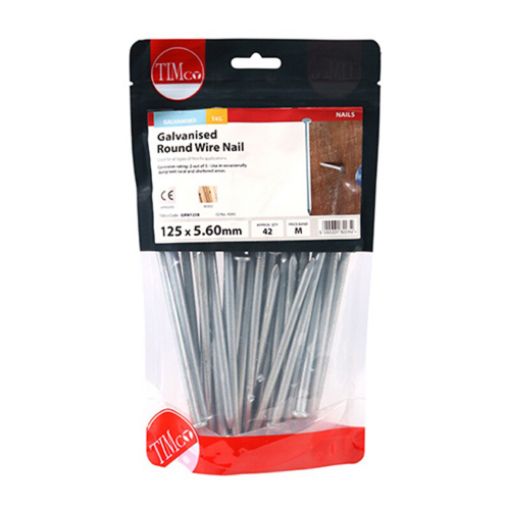 Picture of Galvanised Round Wire Nail 125 x 5.60mm - 1KG