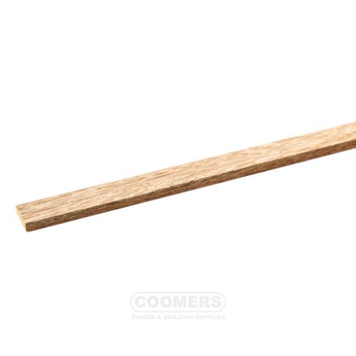 Picture of Cheshire Mouldings Red Hardwood Stripwood 25 x 6mm x 2.4Mtr