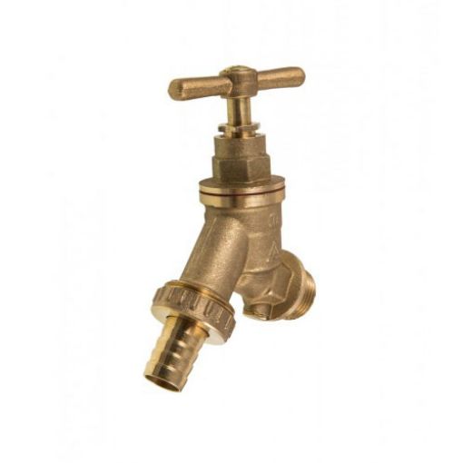 Picture of Bib Tap Complete With Double Check Valve - DZR 1/2