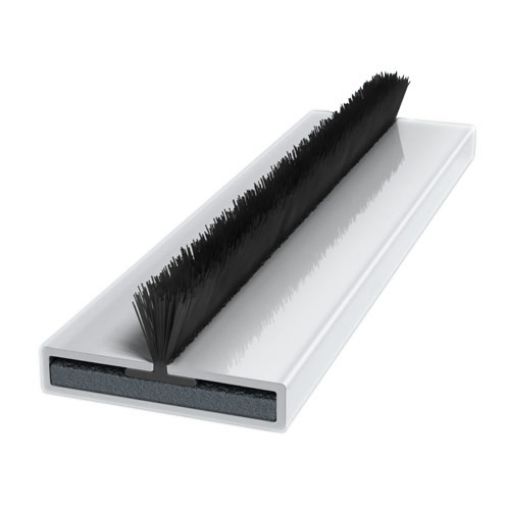 Picture of Pyrostrip 500PSS Brush Smoke Seal White 10 x 4mm x 2.1Mtr