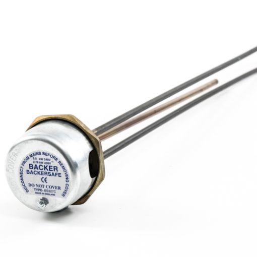 Picture of Backersafe Incoloy 27" Immersion Heater & 18" Thermostat