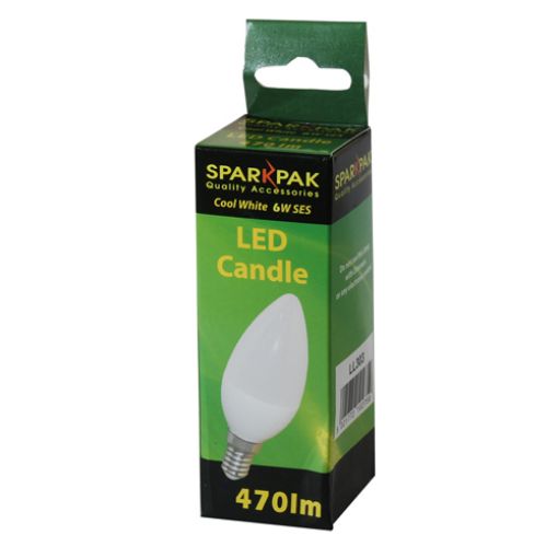 Picture of LED Candle 5.5w SES Cool White