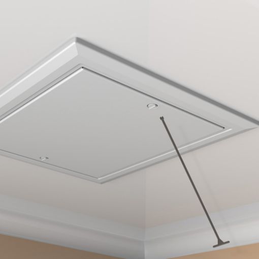 Picture of Plastic Hinged Loft Access Door White 562 x 662mm