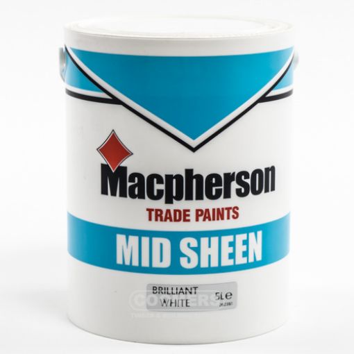 Picture of Macpherson Mid Sheen Brilliant White 5Ltr