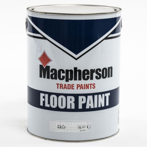 Picture of Macpherson Floor Paint Red 5Ltr