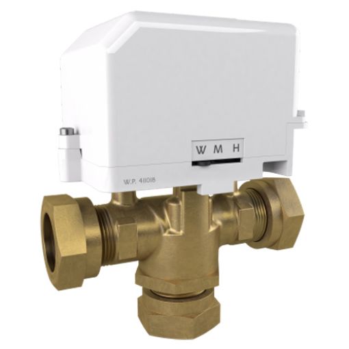 Picture of Drayton Mid Position Valve And Actuator 22mm