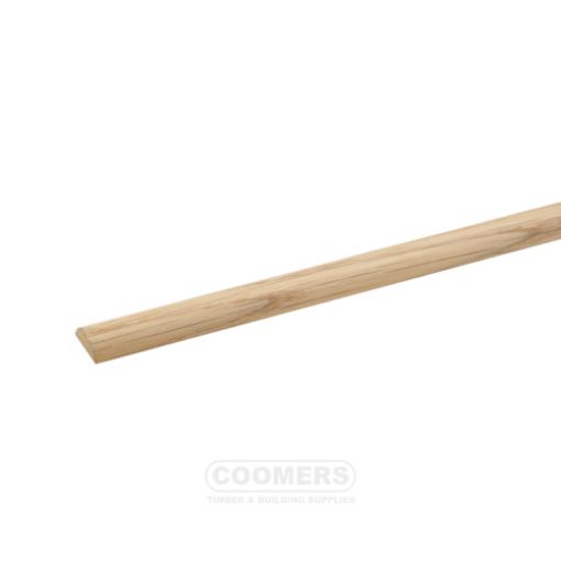 Picture of Cheshire Mouldings Oak D Shape Cover Mould 18 x 6mm x 2.4Mtr