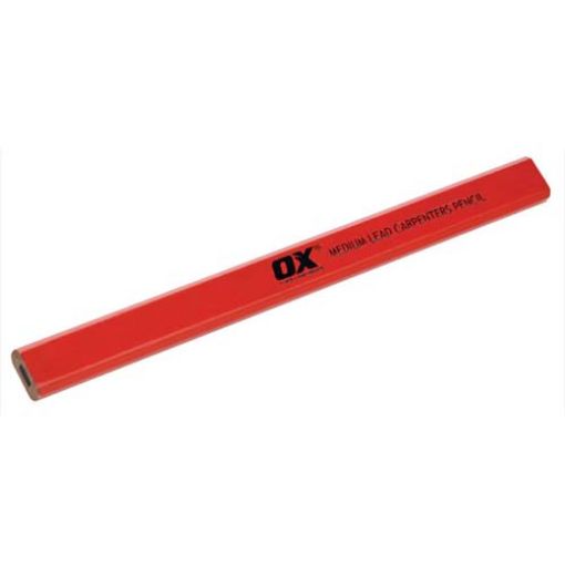 Picture of Ox Trade Medium Red Carpenters Pencils (Pack of 10)