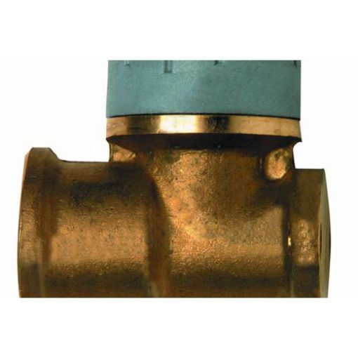 Picture of Polyplumb Wall Plate Elbow (Brass) 15mm x 1/2
