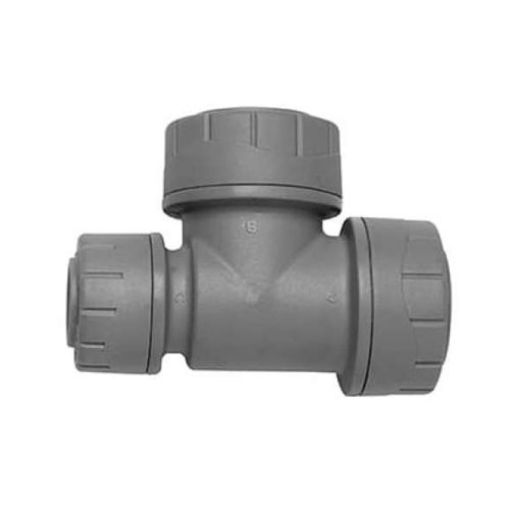 Picture of Polyplumb End Reduced Tee 22 x 15 x 22mm