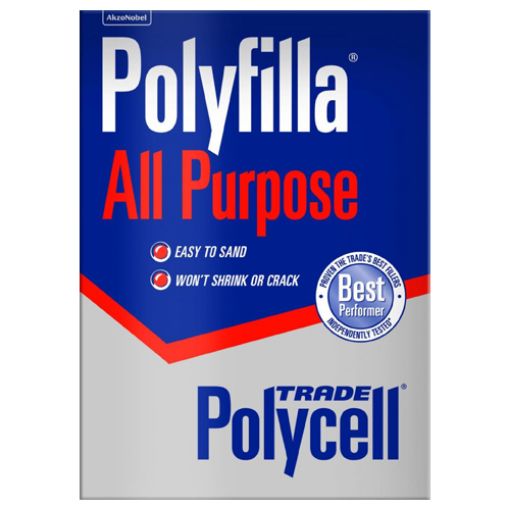 Picture of Polycell Trade All Purpose Polyfilla Powder 2KG