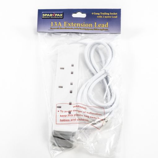 Picture of Extension Lead 4 Gang 2Mtr 13 Amp