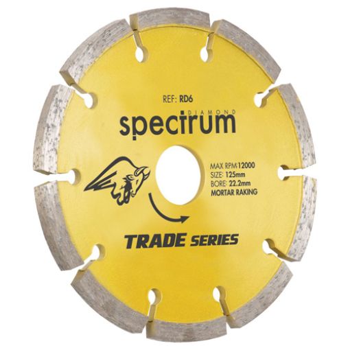 Picture of Spectrum Plus Diamond Blade - Mortar Raking - 115/22.23mm