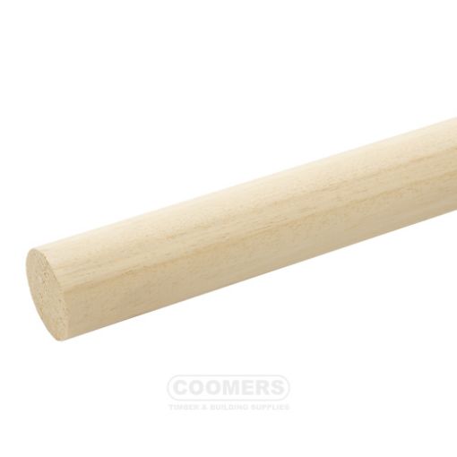 Picture of Cheshire Mouldings Light Hardwood Dowel 38mm x 2.4Mtr