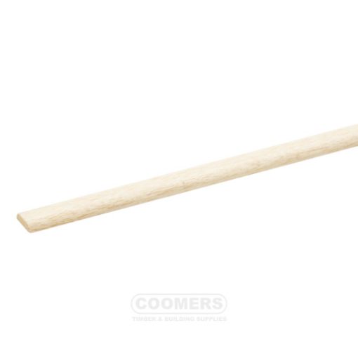 Picture of Cheshire Mouldings Light Hardwood D Shape Cover Mould 21 x 6mm x 2.4Mtr