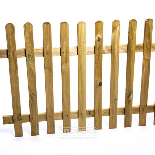 Picture of Grange Round Top Palisade Fence Panel 1.8 x 0.9Mtr