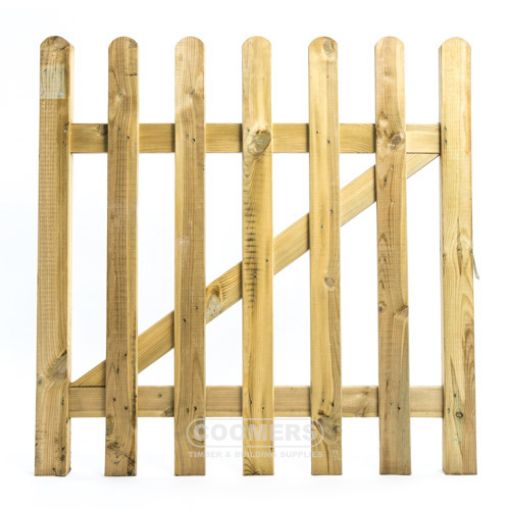 Picture of Grange Round Top Palisade Gate 0.9 x 0.9Mtr