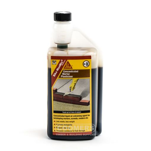 Picture of Sika MaxMix Concentrated Mortar Plasticiser Admixture, 1 Litre