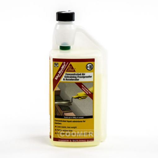 Picture of Sika Maxmix Frostproofer and Accelerator Concentrate, Straw, 1 L