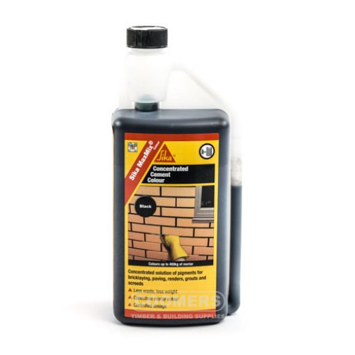 Picture of Sika MaxMix Concentrated Cement Colourant, Black, 1 Litre