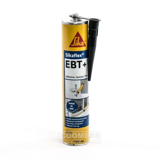 Picture of Sika Sikaflex EBT+ Adhesive, Sealant and Filler, Black, 300ml