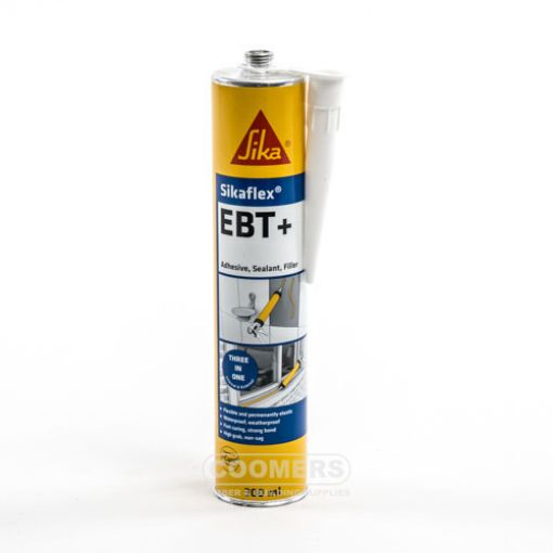 Picture of Sika Sikaflex EBT+ Adhesive, Sealant and Filler, White, 300ml