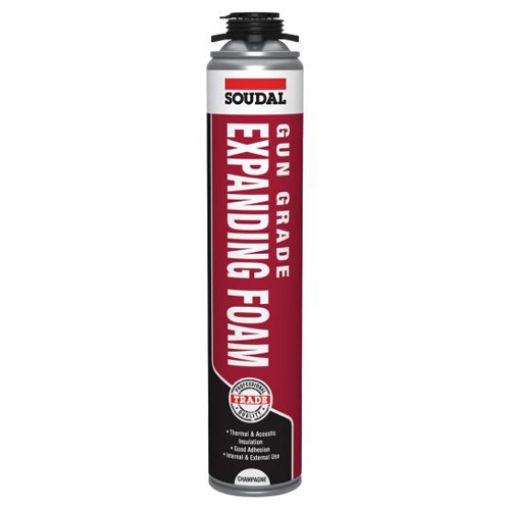 Picture of Soudal Gap Filler Gun Grade Expanding Foam Champagne 750ml