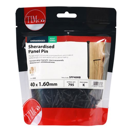 Picture of Sherardised Panel Pin 40 x 1.60mm - 0.5KG