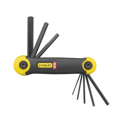 Picture of Stanley Folding Hexagon Key Set, 8 Piece (1.5-8mm)