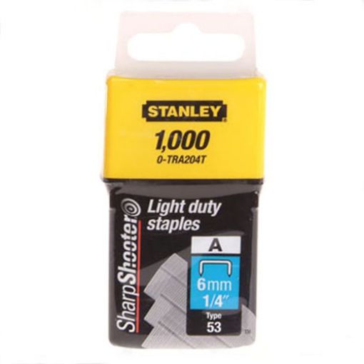 Picture of Stanley Light-Duty Staple 6mm Pack 1000