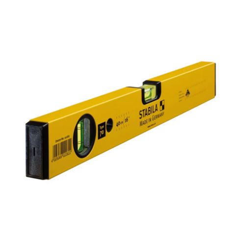 Picture of Stabila Type 70 Single Plumb Spirit Level 2 Vial 40cm
