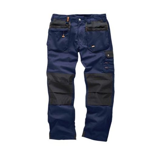Picture of Scruffs Worker Plus Trousers 30R Navy