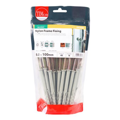 Picture of Nylon Frame Fixing Zinc 8.0 x 100 (Pack of 40)