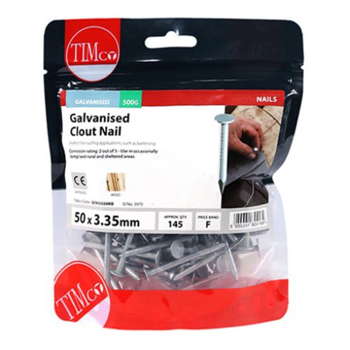 Picture of Clout Nail Galvanised 50 x 3.35mm - 0.5KG